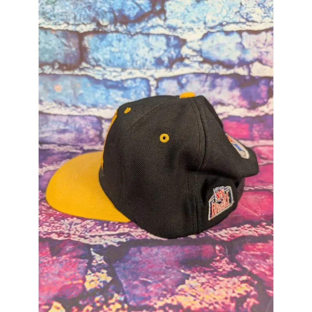 Vintage Pittsburgh Steelers Pro Player NFL Snapback Hat Cap '90s Logo Wool Blend